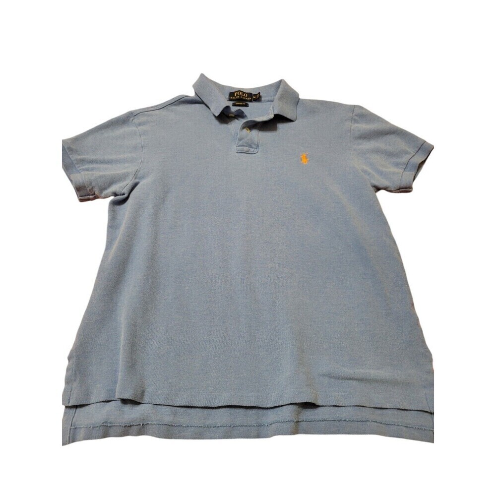 RALPH LAUREN MENS POLO MESH PONY SS SIZE MEDIUM - CUSTOM FIT